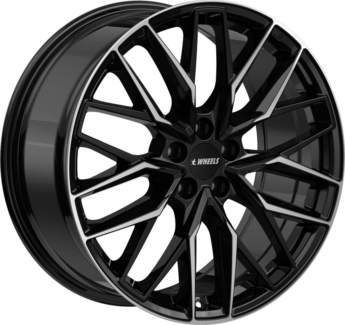 itWheels Xana gloss black polished 8x19 ET45 - LK5/108 ML63.4