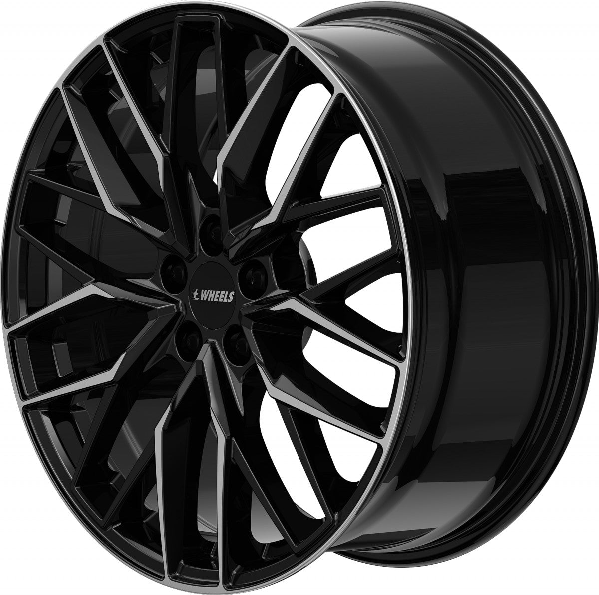 itWheels Xana gloss black polished 8x19 ET45 - LK5/108 ML63.4