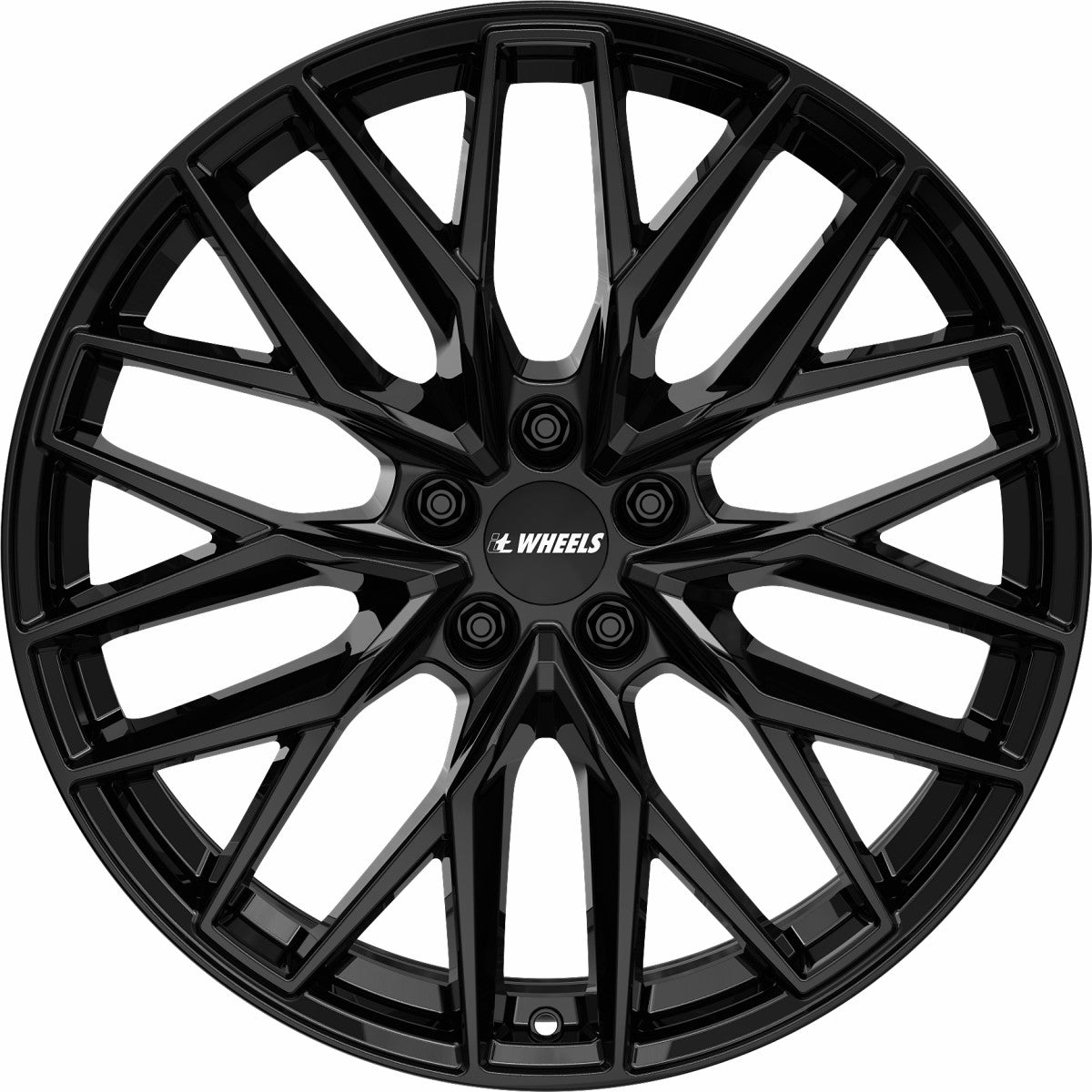 itWheels Xana gloss black 8x19 ET45 - LK5/108 ML63.4