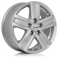 Rial Transporter polar-silber Alufelge 7x17 Zoll ET50 LK 6x120 ML74.6