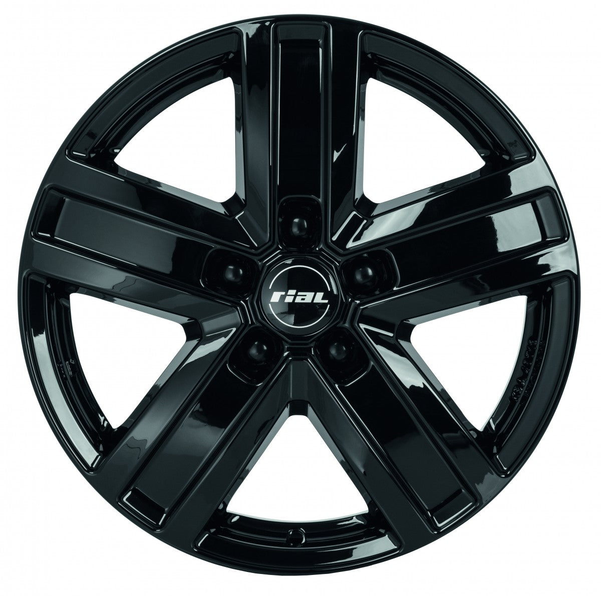 Rial Transporter diamant-schwarz 6.5x16 ET50 - LK6/120 ML74.6