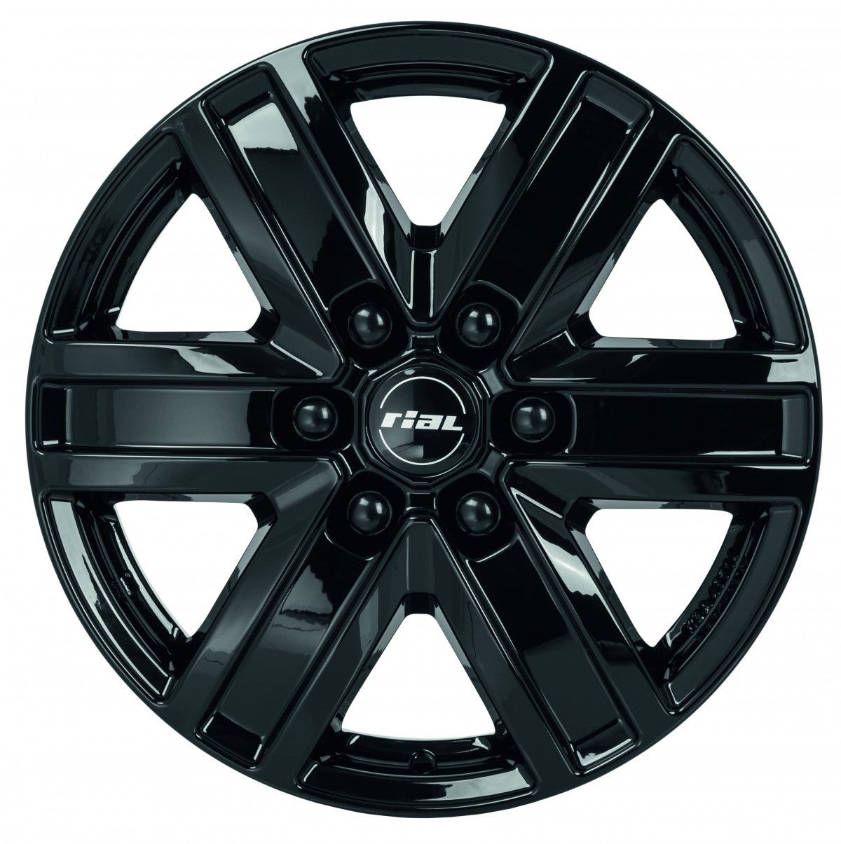Rial Transporter diamant-schwarz 6.5x16 ET50 - LK6/120 ML74.6