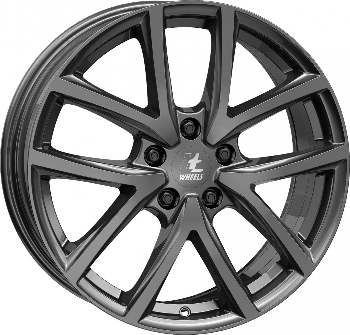 itWheels Mira gloss titanium Alufelge 6.5x16 Zoll ET45 LK 5x112 ML57.1