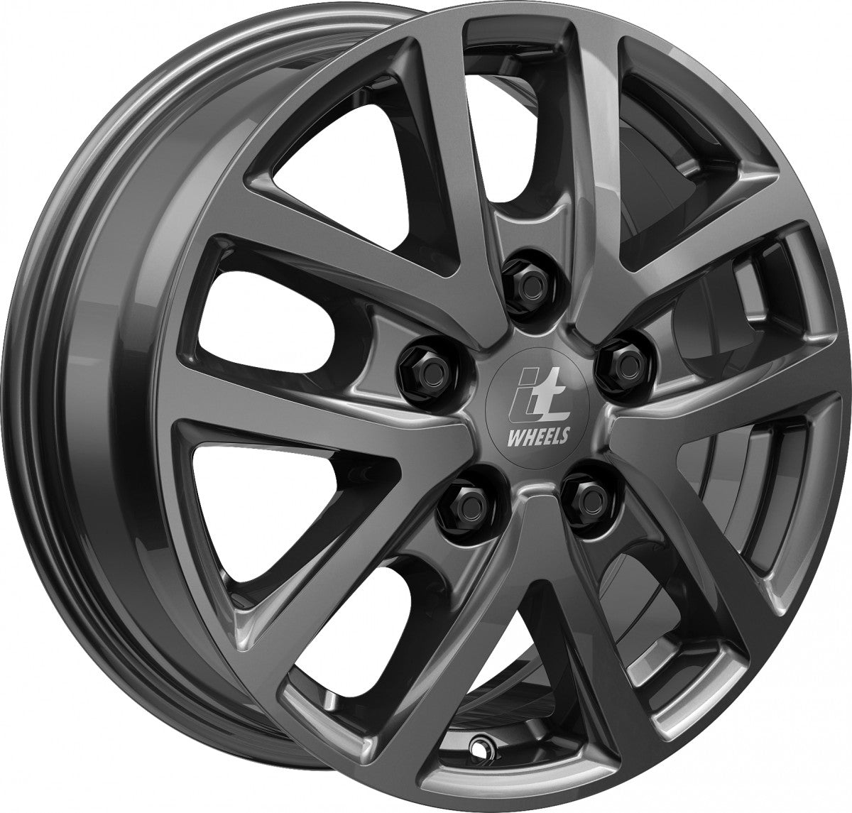 itWheels Mira Van gloss titanium 6.5x16 ET52 - LK5/112 ML66.6