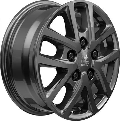 itWheels Mira Van gloss titanium 6.5x16 ET52 - LK5/112 ML66.6