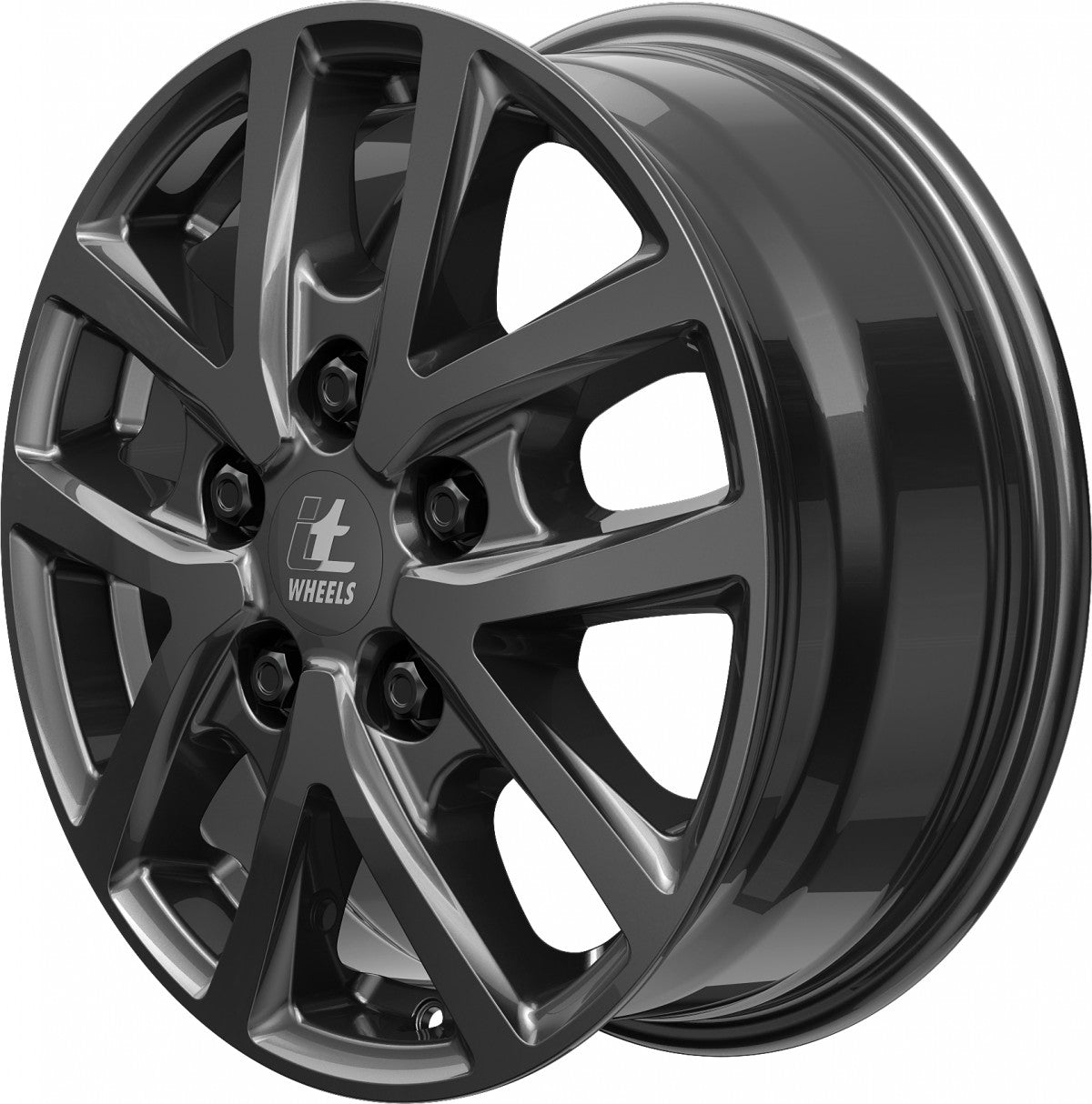 itWheels Mira Van gloss titanium 6.5x16 ET52 - LK5/112 ML66.6