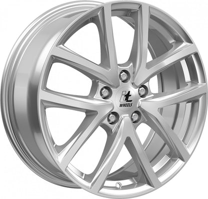 itWheels Mira gloss silver 7x17 ET45 - LK5/108 ML63.4