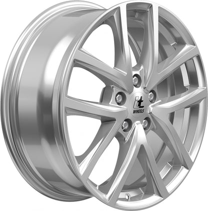 itWheels Mira gloss silver 7x17 ET45 - LK5/108 ML63.4