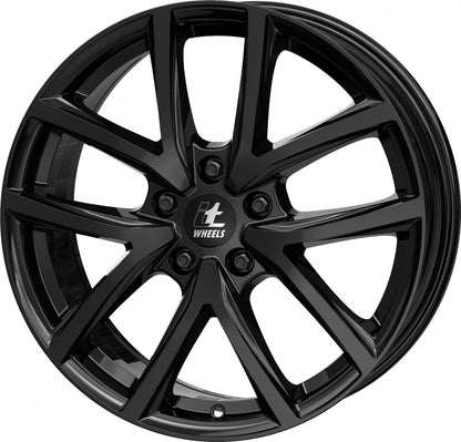 itWheels Mira gloss black 7x17 ET37 - LK5/100 ML57.1