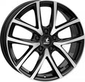 itWheels Mira gloss black polished Alufelge 7x17 Zoll ET45 LK 5x112 ML70.1