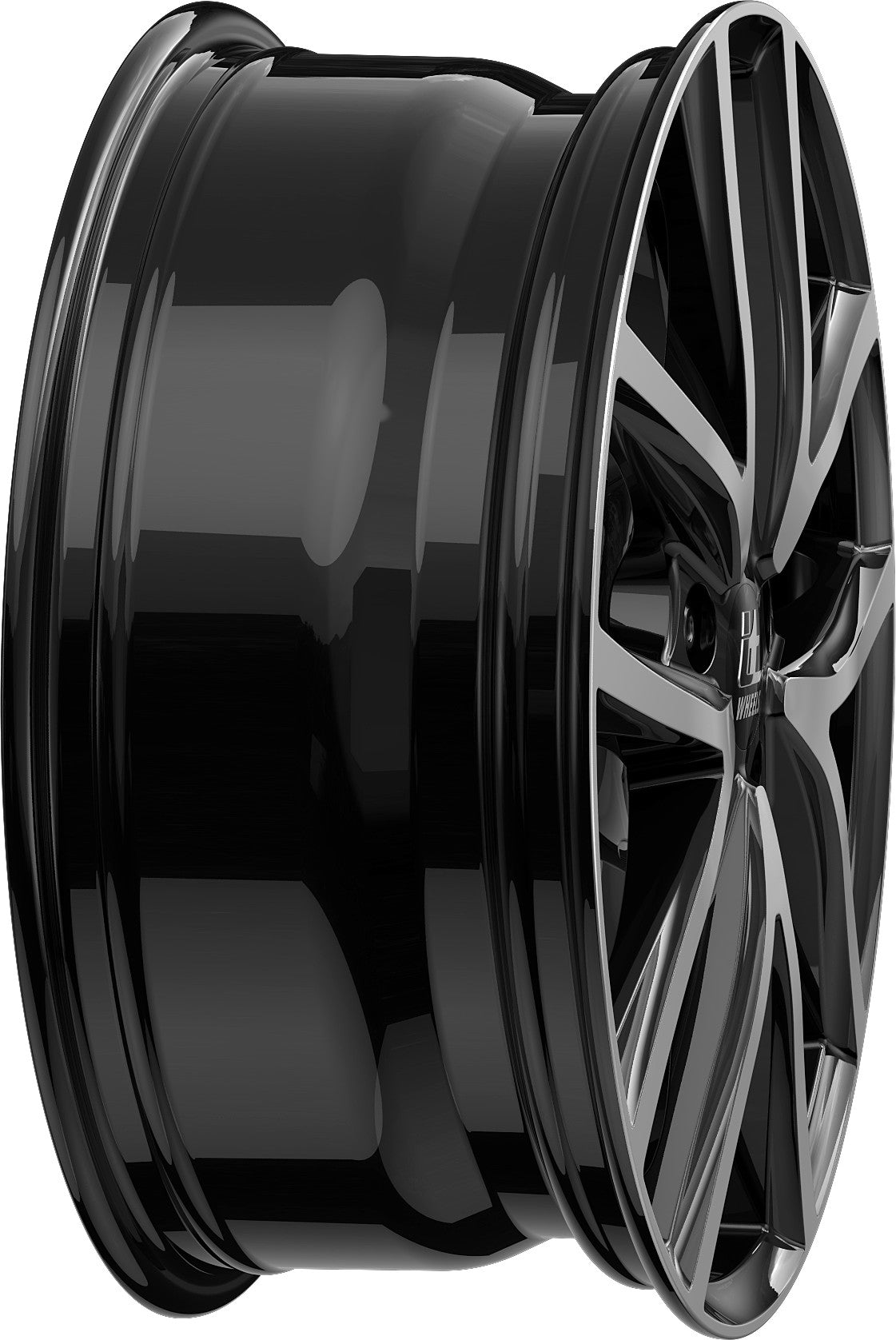 itWheels Mira gloss black polished 7x17 ET45 - LK5/112 ML70.1