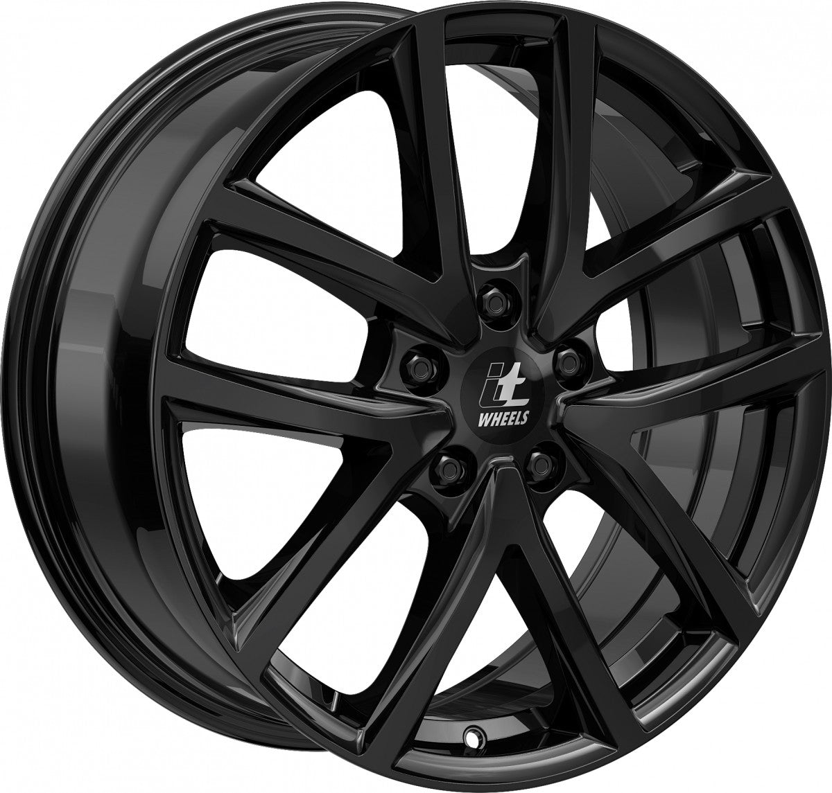 itWheels Mira gloss black 7.5x18 ET42 - LK5/112 ML70.1