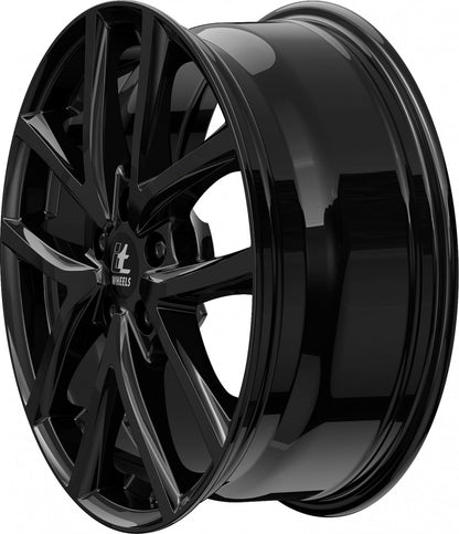 itWheels Mira gloss black 7.5x18 ET42 - LK5/112 ML70.1