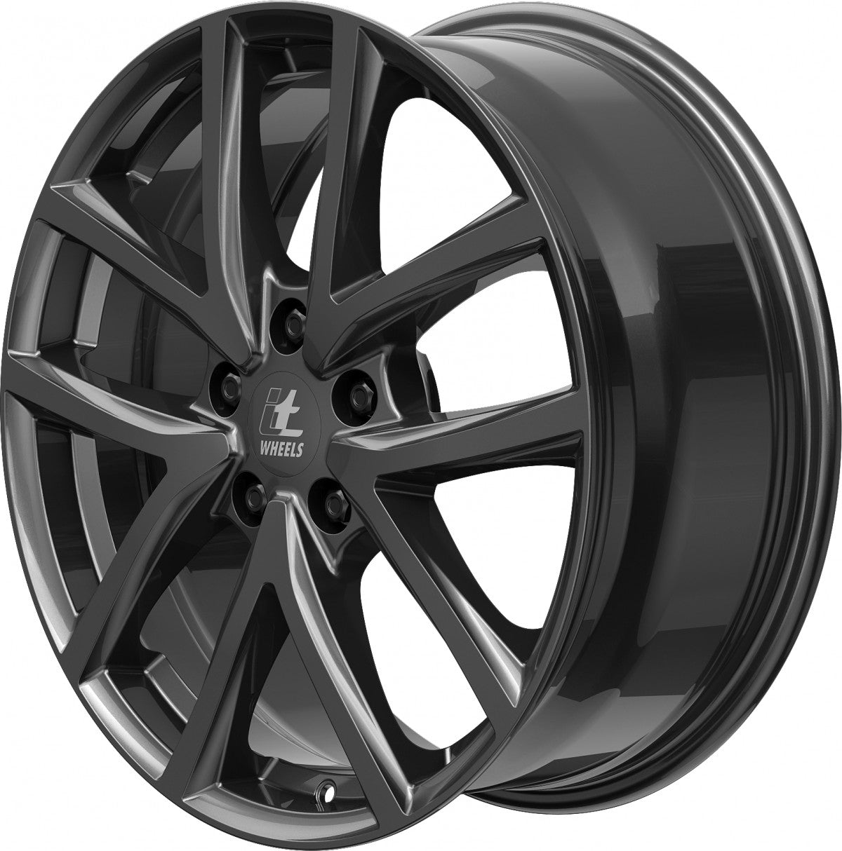 itWheels Mira gloss titanium 7.5x18 ET45 - LK5/108 ML70.1