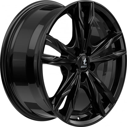 itWheels Gina gloss black Alufelge 7.5x17 Zoll ET45 LK 5x112 ML70.1 – Bild 4