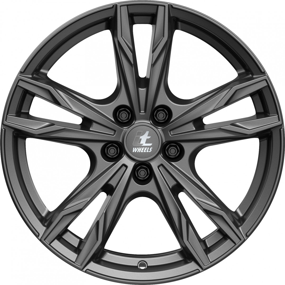 itWheels Gina matt titanium Alufelge 7.5x17 Zoll ET29 LK 5x112 ML66.5 – Bild 2