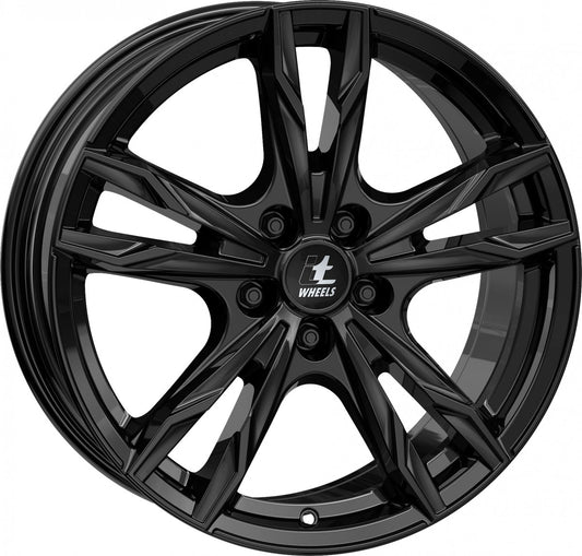 itWheels Gina gloss black 8x18 ET45 - LK5/108 ML70.1