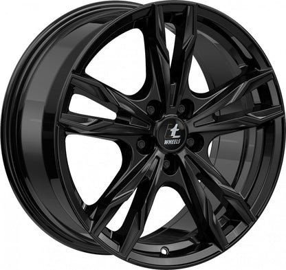 itWheels Gina gloss black Alufelge 8x18 Zoll ET50 LK 5x108 ML63.4 – Bild 3