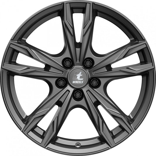 itWheels Gina matt titanium 8x18 ET45 - LK5/108 ML65.1
