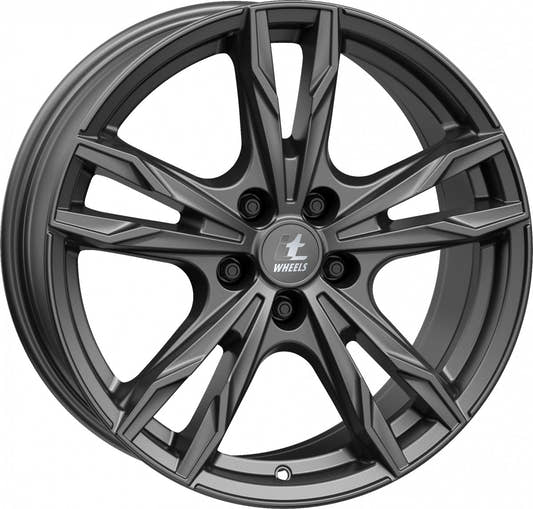 itWheels Gina matt titanium Alufelge 8x18 Zoll ET29 LK 5x120 ML72.6