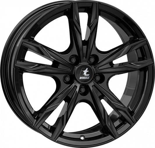 itWheels Gina gloss black Alufelge 7.5x19 Zoll ET30 LK 5x112 ML70.1