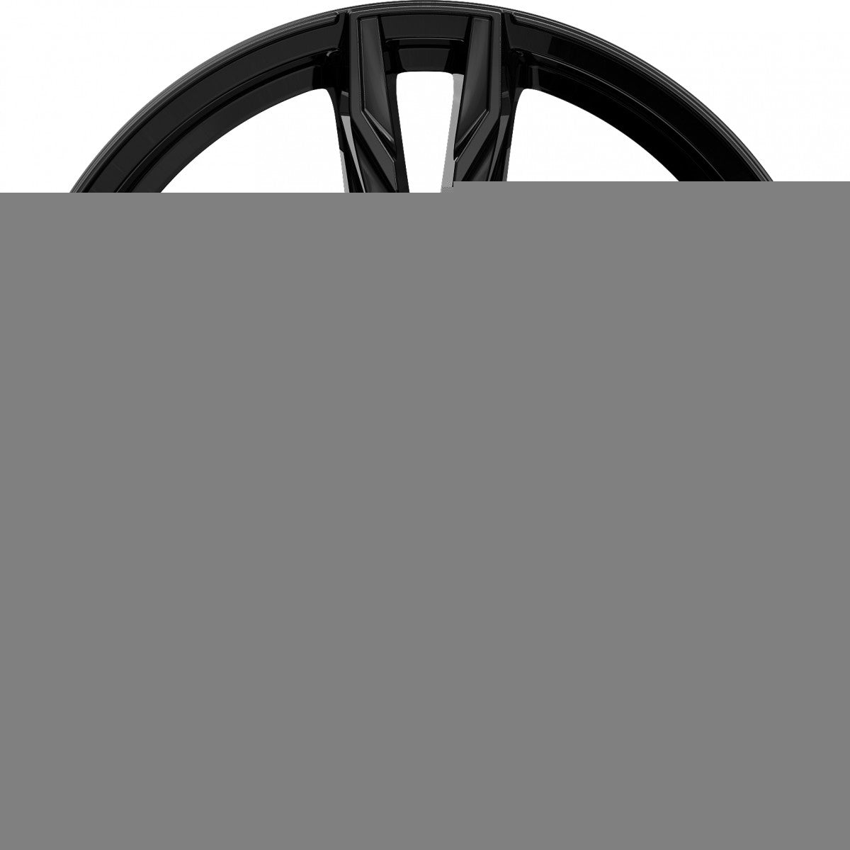 itWheels Gina gloss black 7.5x19 ET49 - LK5/114.3 ML70.1