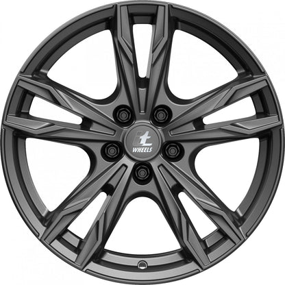 itWheels Gina matt titanium Alufelge 7.5x19 Zoll ET39 LK 5x112 ML70.1 – Bild 2