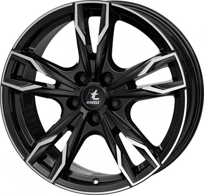 itWheels Gina gloss black polished Alufelge 8.5x19 Zoll ET37 LK 5x112 ML66.6 – Bild 7