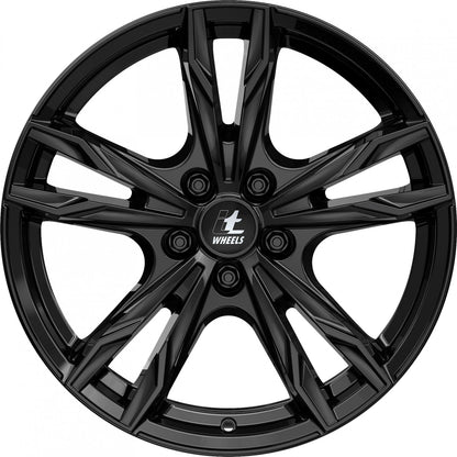 itWheels Gina gloss black Alufelge 8.5x19 Zoll ET30 LK 5x120 ML72.6 – Bild 2