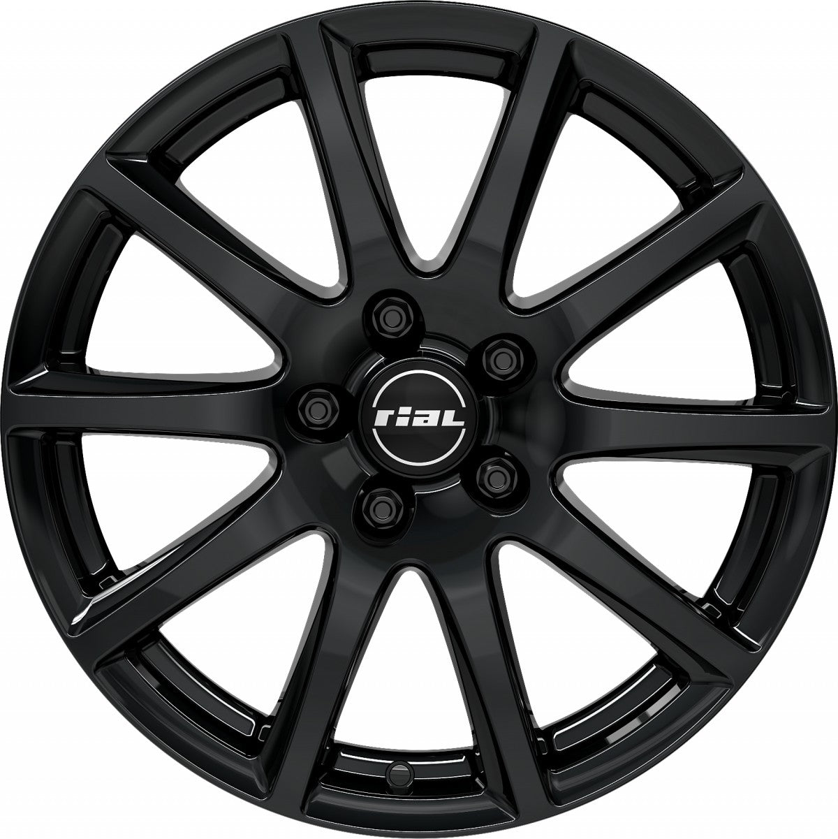 Rial Milano diamond-black 6x15 ET45 - LK4/100 ML63.3