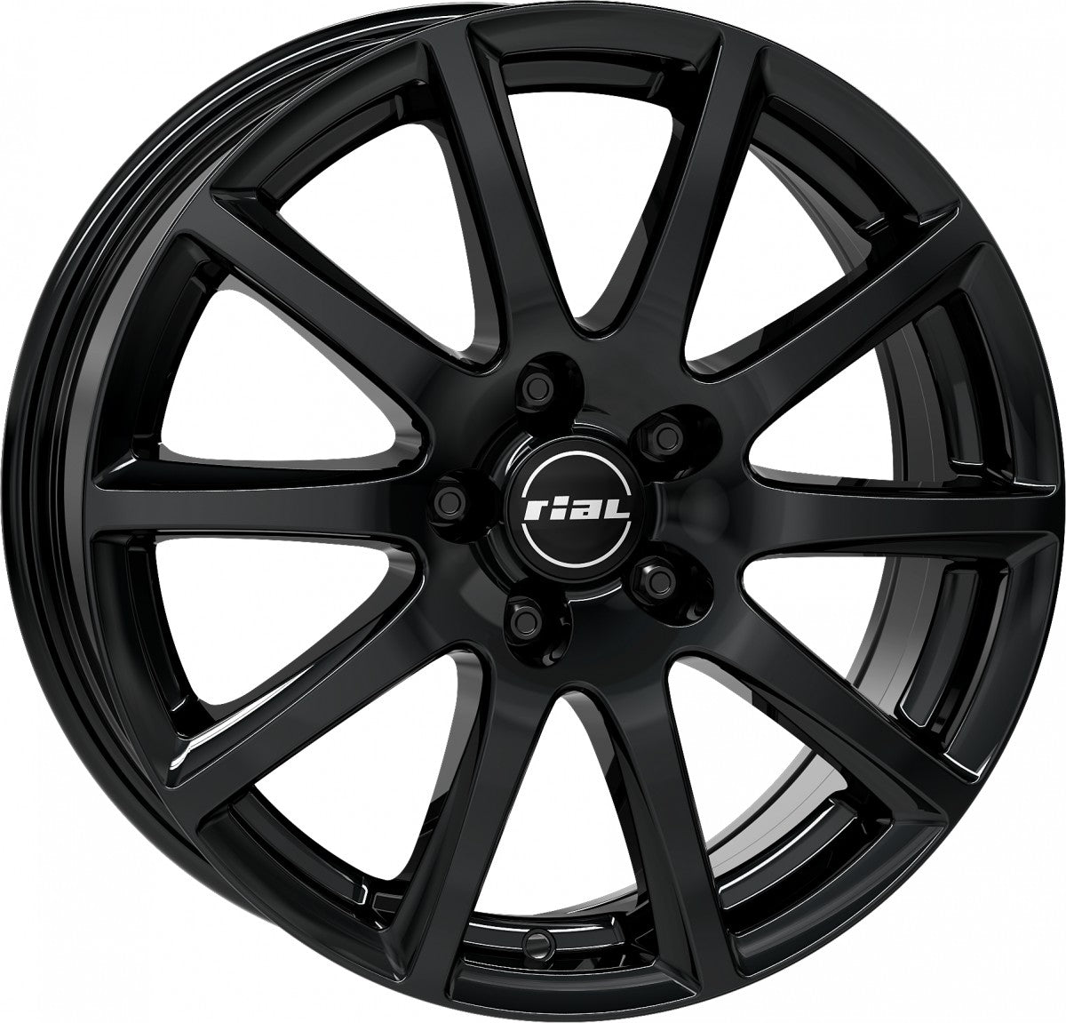Rial Milano diamond-black 7x17 ET40 - LK5/114.3 ML70.1