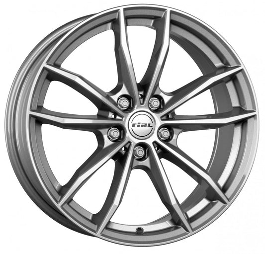 Rial X12 metal-grey 9x19 ET42 - LK5/112 ML66.5