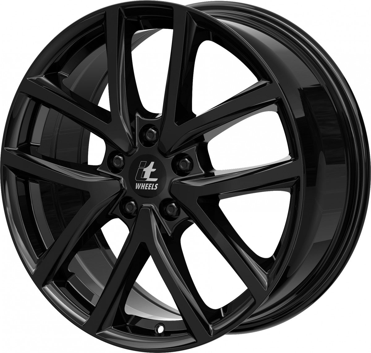 itWheels Mira gloss black Alufelge 8x20 Zoll ET39 LK 5x120 ML72.6 – Bild 7
