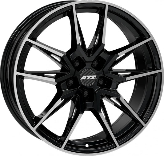 ATS Force diamond-black frontpolished 9.5x19 ET18 - LK5/112 ML66.5