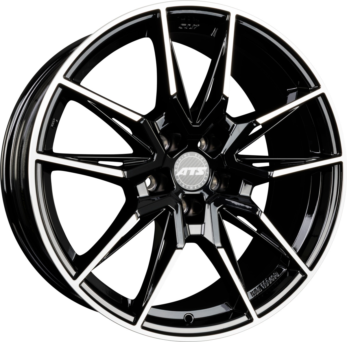ATS Force diamond-black frontpolished Alufelge 9.5x19 Zoll ET40 LK 5x114.3 ML64.2 – Bild 5