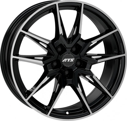 ATS Force diamond-black frontpolished 9.5x19 ET47 - LK5/120 ML72.6