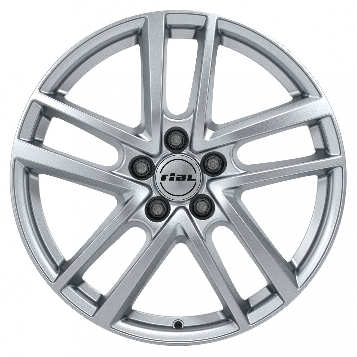Rial Astorga polar-silver Alufelge 7x17 Zoll ET42 LK 5x112 ML57.1 – Bild 2