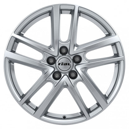Rial Astorga polar-silver Alufelge 7x17 Zoll ET42 LK 5x112 ML57.1 – Bild 2