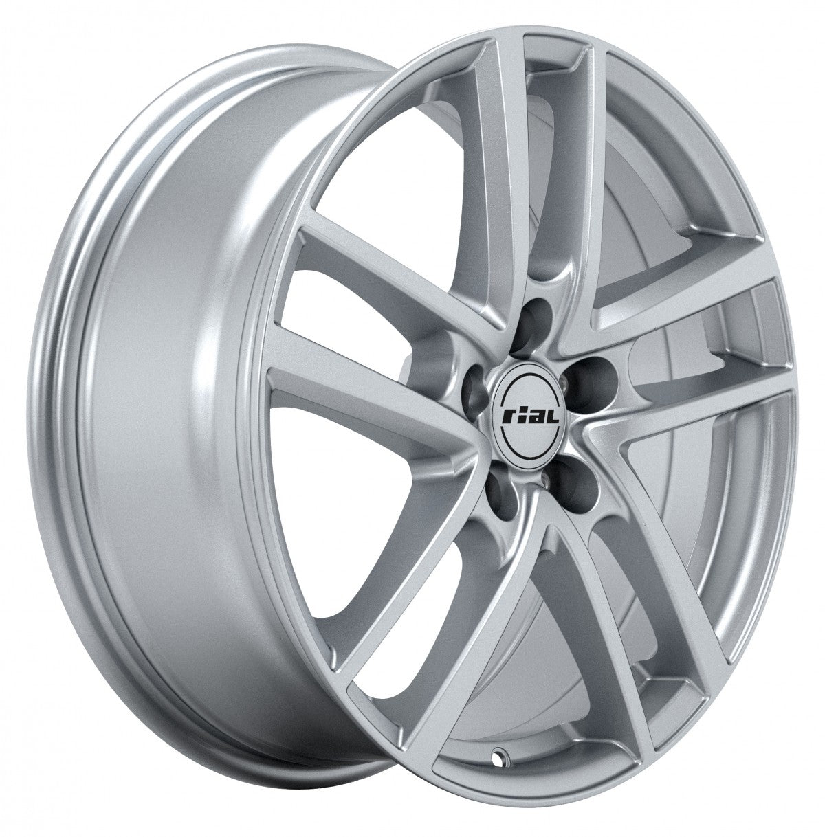 Rial Astorga polar-silver Alufelge 7x17 Zoll ET42 LK 5x112 ML57.1 – Bild 3