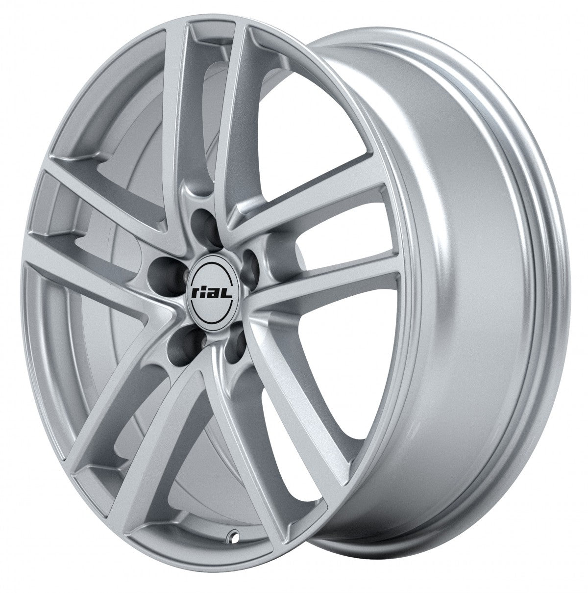 Rial Astorga polar-silver Alufelge 7x17 Zoll ET42 LK 5x112 ML57.1 – Bild 4