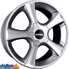 DELTA 4x4 Sins shiny silver Alufelge 9x20 Zoll ET20 LK 5x114.3 ML65.1