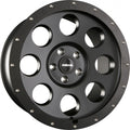 DELTA 4x4 Beadlock matt black Alufelge 9x18 Zoll ET20 LK 5x130 ML84.1