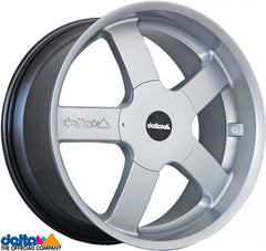 DELTA 4x4 Elements4 silver polished Alufelge 11x23 Zoll ET40 LK 5x120 ML74.1