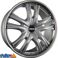 DELTA 4x4 Lander12 shiny silver Alufelge 9x22 Zoll ET35 LK 5x114.3 ML60.3