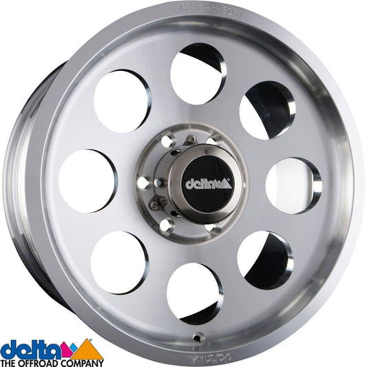 DELTA 4x4 Legacy Forged polished Alufelge 8x16 Zoll ET0 LK 5x127 ML71.6