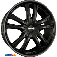 DELTA 4x4 Lander12 matt black Alufelge 9x20 Zoll ET35 LK 5x114.3 ML70.7
