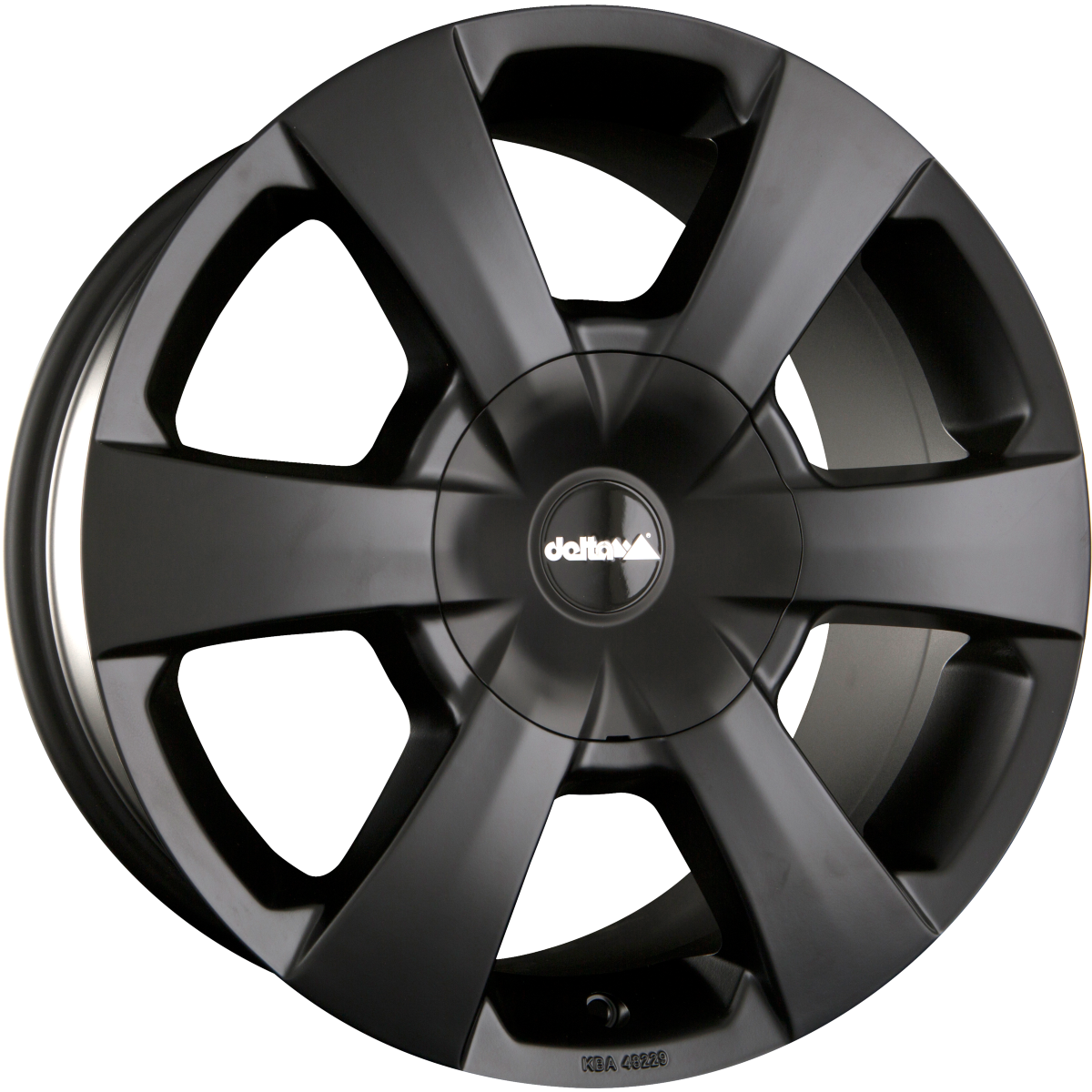 DELTA 4x4 WP Black Matt Alufelge 8.5x18 Zoll ET40 LK 5x114.3 ML66.1 – Bild 2