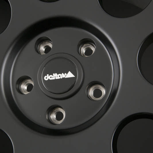 DELTA 4x4 Klassik Black Matt Alufelge 8x17 Zoll ET45 LK 5x120 ML65.1 – Bild 4