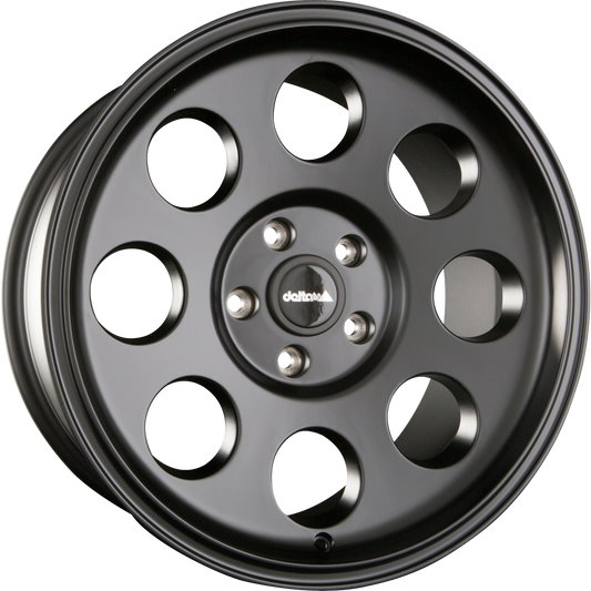 DELTA 4x4 Klassik Black Matt Alufelge 8x17 Zoll ET40 LK 5x114.3 ML66.1 – Bild 2
