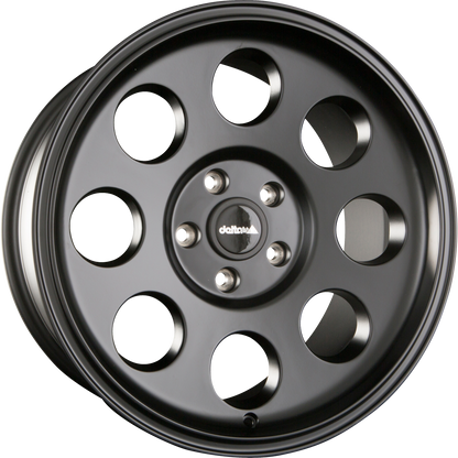 DELTA 4x4 Klassik Black Matt Alufelge 8x17 Zoll ET40 LK 5x114.3 ML66.1 – Bild 2